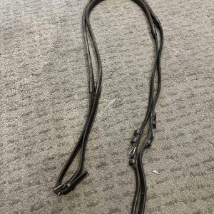 Brown Rubber Reins - Full
