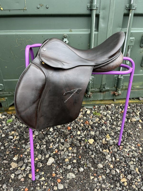 17" Jeffries Falcon Brown GP Saddle - Wide