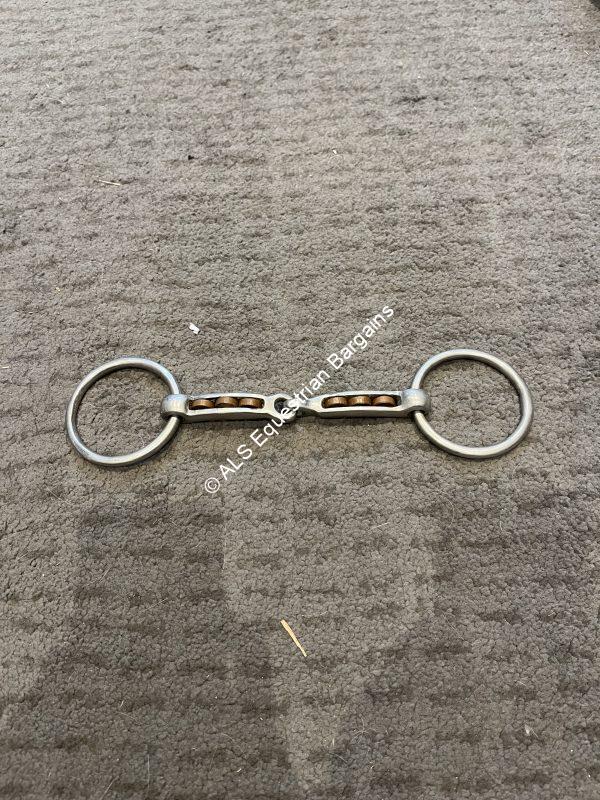6" Copper Roller Loose Ring Snaffle