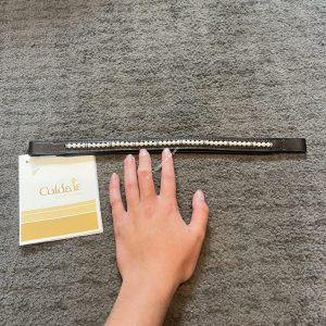 NEW Caldene Brown Pearl Browband - Full