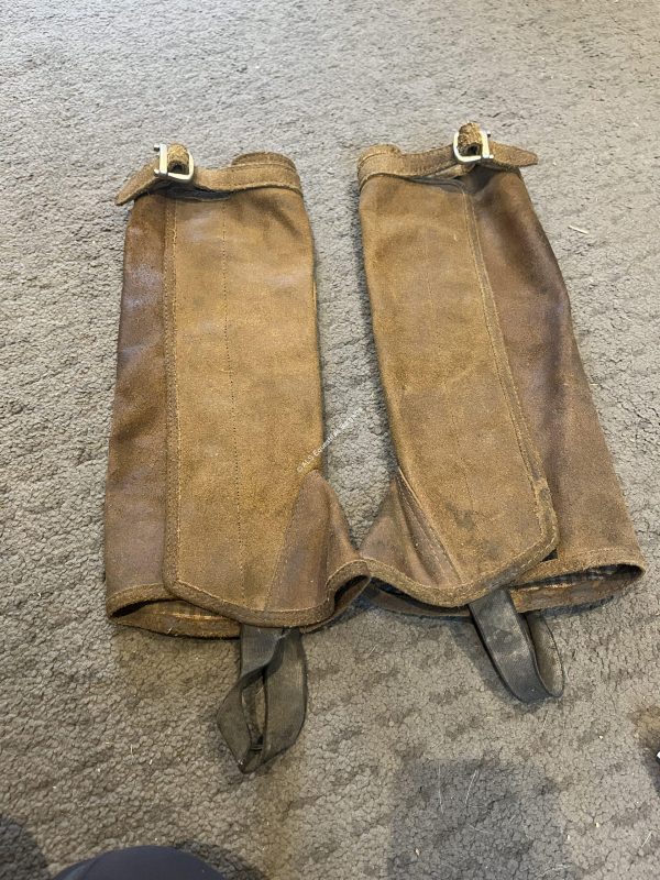 Brown Half Chaps - Adults Small
