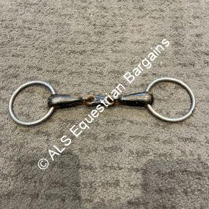 5.5" Sweet Iron French Link Loose Ring Snaffle
