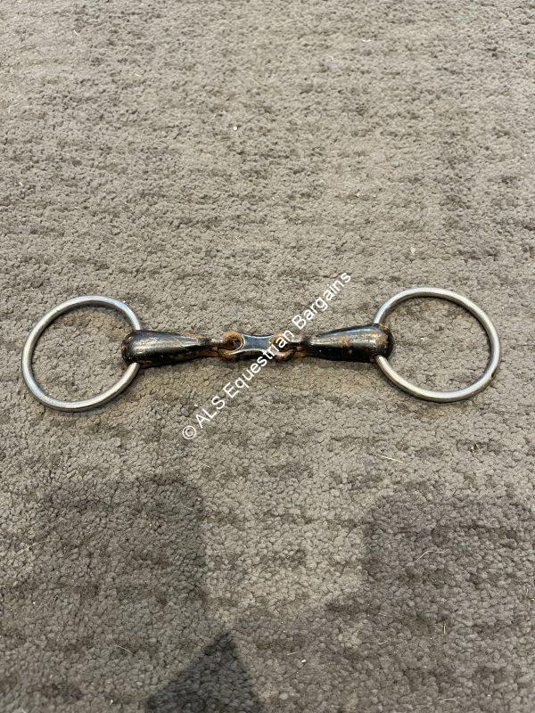 5.5" Sweet Iron French Link Loose Ring Snaffle