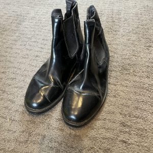 Rhinegold Black Jodhpur Boots - Adults Size 6