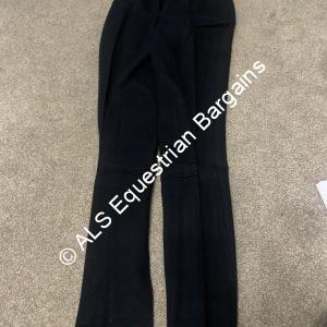NEW Phoenix Ladies Black Jodhpurs - 24" Long/Size 6