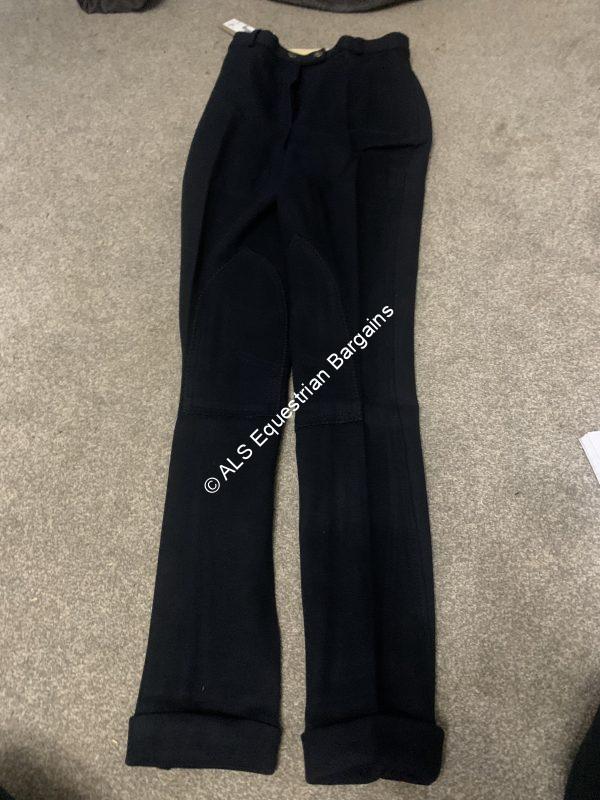 NEW Phoenix Ladies Black Jodhpurs - 24" Long/Size 6
