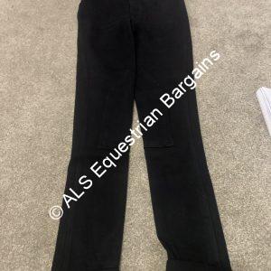 NEW Ladies Black Jodhpurs - 26"/Size 8