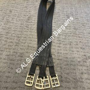 54" Black Cotton Girth