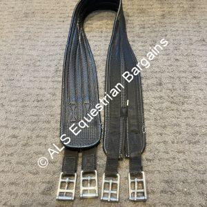 52" Thorowgood Black Waffle Girth