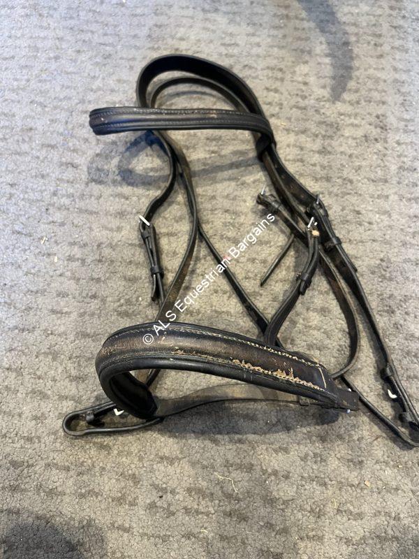 Jeffries Black Bridle - Full *Discoloured*