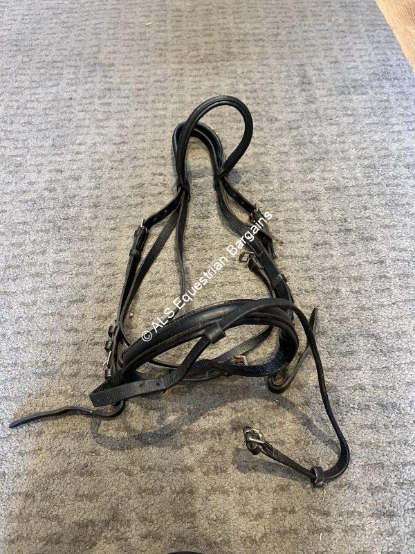 Black Flash Bridle - Full
