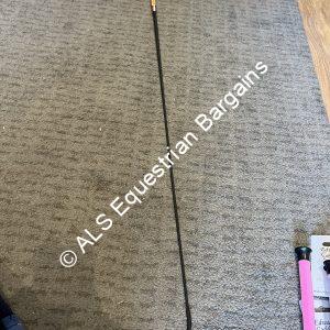NEW Edward Goddard Schooling Whip - Rose Gold