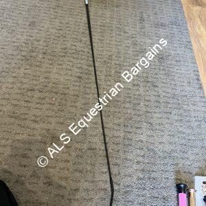 NEW Edward Goddard Schooling Whip - Silver