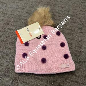 Equikids Childs Bobble Hat - Pink