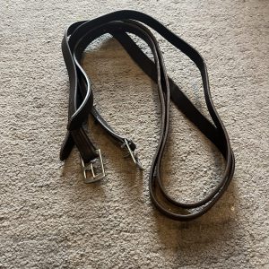 64" Brown Lemetex Stirrup Leathers