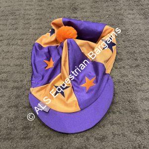 Capz Purple & Orange Hat Silk