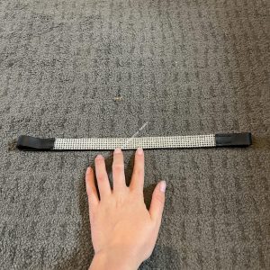 Black Bling Browband - Cob