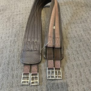 48" HY Brown Elasticated Waffle Girth