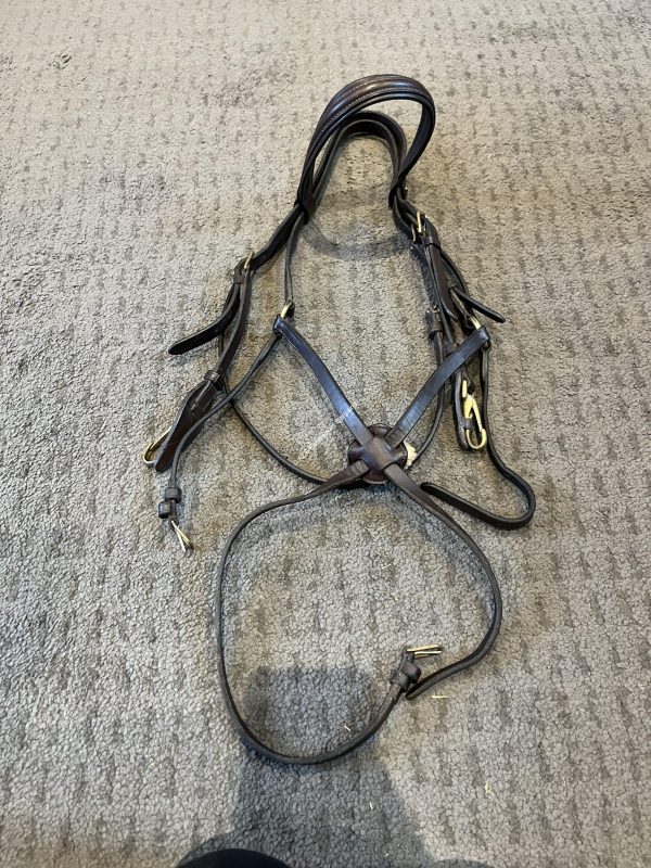 Kate Negus Brown Grackle Bridle - Cob