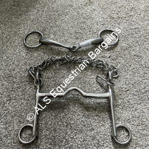 5" Double Bridle Bit Set