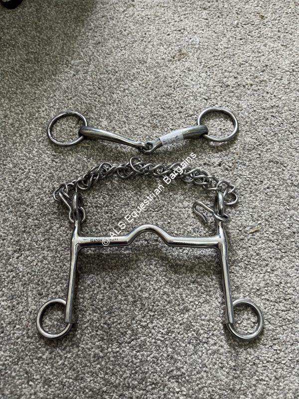 5" Double Bridle Bit Set