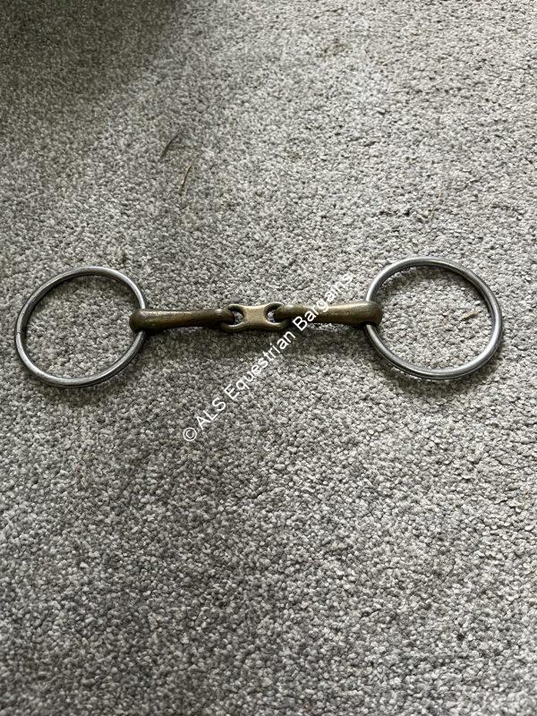 4.75" French Link Loose Ring Snaffle