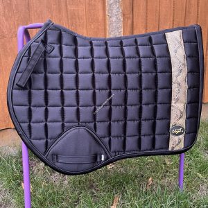 NEW Black & Gold Saddle Pad - Cob