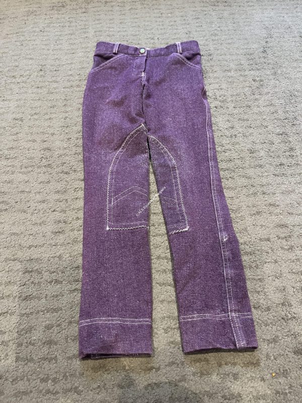 Best On Horse Childs Purple Jodhpurs 22"/Age 5-6yrs
