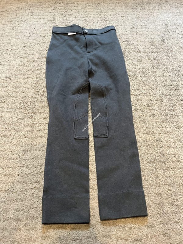Foxwood Childs Black Jodhpurs - 20"/4-5yrs