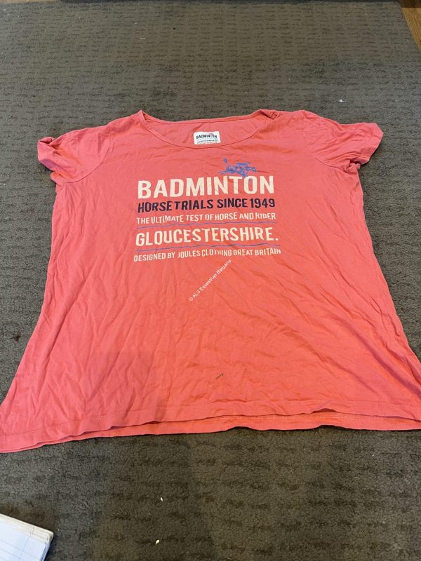 Joules (Badminton) Ladies T Shirt - Size 20