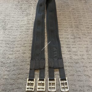 56" Black Cotton Girth
