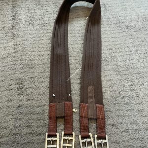 60" Aerborn Brown Cotton Girth