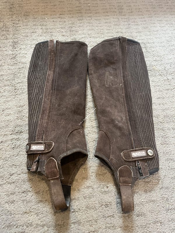 Dublin Brown Half Chaps - Adults Large