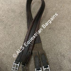 52" Brown Leather Girth