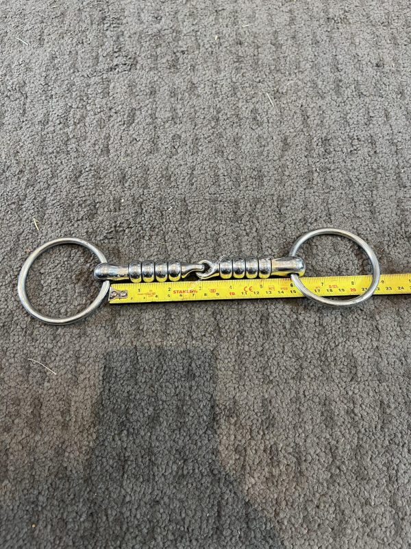 5.75" Cherry Roller Loose Ring Snaffle
