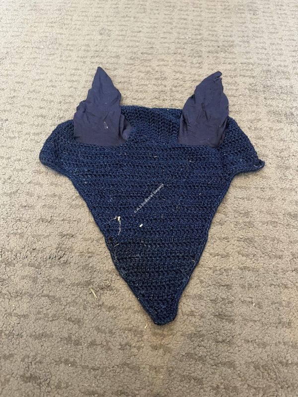 Navy Fly Veil - Full