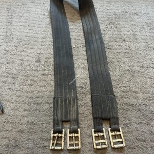 62" Black Cotton Girth
