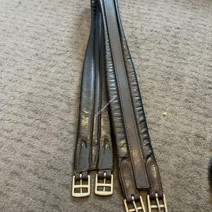 56" Brown Leather Girth