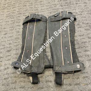 Grey & Pink Half Chaps - Childs Small