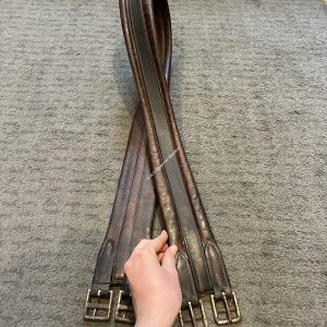 54" Brown Leather Girth