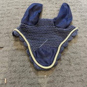 HKM Navy Fly Veil - Pony