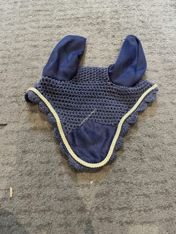 HKM Navy Fly Veil - Pony