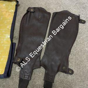 NEW Shires Moretta Synthetic Gaiters Brown - Adult XS