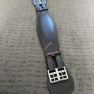 55cm Brown Leather Dressage Girth