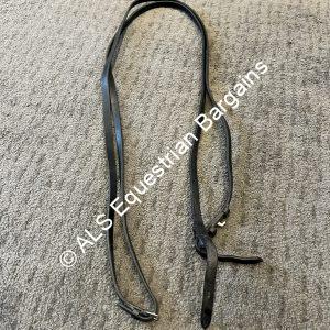 Sabre Black Leather Reins - Full