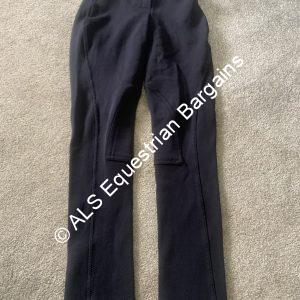 Harry Hall Black Thermal Jodhpurs - Ladies 26"/Size 8