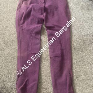 HY Purple Breeches - Ladies 30"/Size 12
