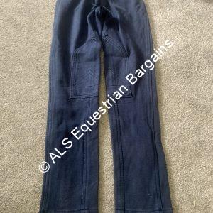 Saddlecraft Navy Jodhpurs - Ladies 26"/Size 8