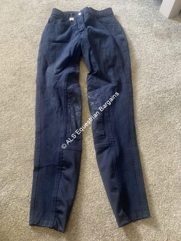 HY Navy Breeches - Ladies 24"/Size 6