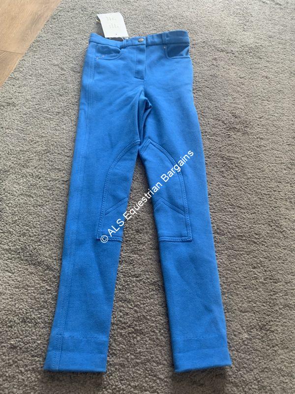 NEW Loveson Bright Blue Childs Jodhpurs - 22"/Age 5-6yrs